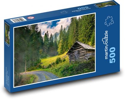 Górska przyroda - Puzzle 500 elementów, rozmiar 46x30 cm