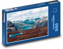Norsko - příroda Puzzle 500 dílků - 46 x 30 cm