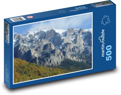 Horské vrcholy - Puzzle 500 dielikov, rozmer 46x30 cm 
