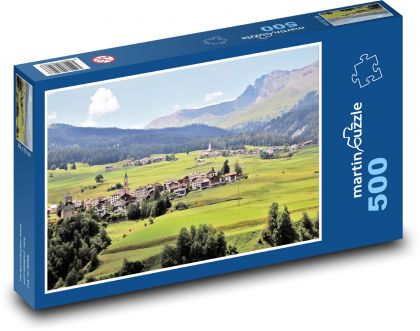 Dörfer - Alpen - Puzzle - 500 Teile