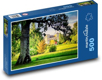 Park Zamkowy - Puzzle 500 elementów, rozmiar 46x30 cm