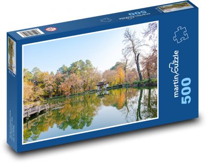 Jesień - przyroda - Puzzle 500 elementów, rozmiar 46x30 cm