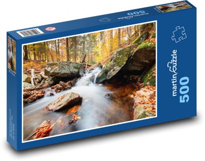 Jeseň - prúd - Puzzle 500 dielikov, rozmer 46x30 cm 
