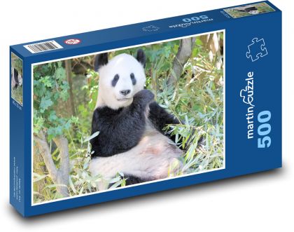 Panda - Puzzle of 500 pieces, size 46x30 cm 