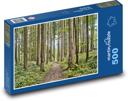 Forest - trees - Puzzle of 500 pieces, size 46x30 cm 