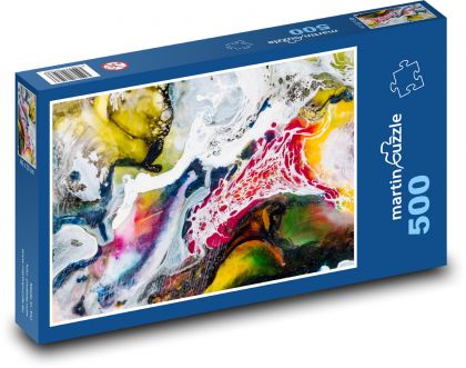 Abstraktní umění - Puzzle 500 dílků, rozměr 46x30 cm