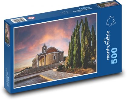 Cyprus - cirkev - Puzzle 500 dielikov, rozmer 46x30 cm 