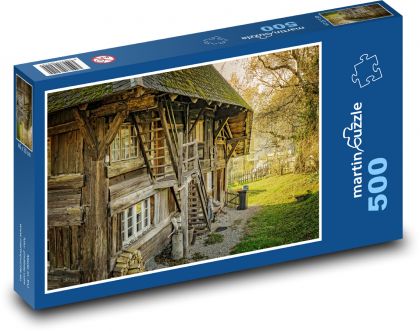 Architektura wiejska - Puzzle 500 elementów, rozmiar 46x30 cm