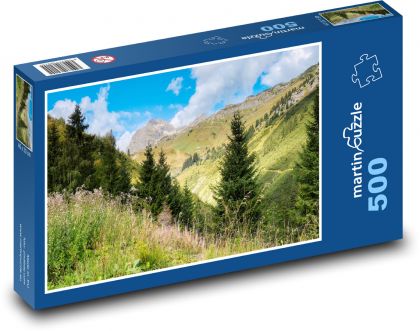 Hory - pastviny - puzzle 500 dílků