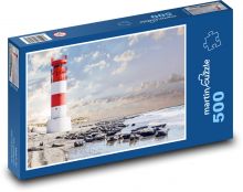 Pobrežie - maják Puzzle 500 dielikov - 46 x 30 cm 