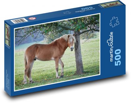 Hnedý kôň - Puzzle 500 dielikov, rozmer 46x30 cm 