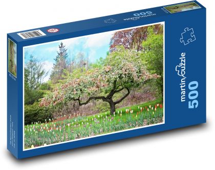 Natura - Wiosna - Puzzle 500 elementów, rozmiar 46x30 cm