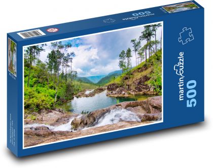 Waterfalls - Rapids - Puzzle of 500 pieces, size 46x30 cm 