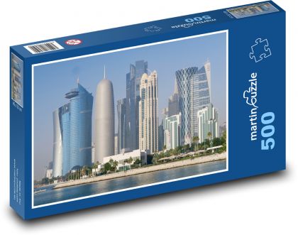 Skyscrapers - City - Puzzle of 500 pieces, size 46x30 cm 