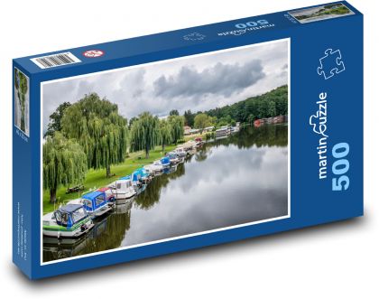 Lodě - přístav - puzzle 500 dílků
