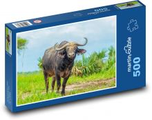 Tier - Büffel Puzzle 500 Teile - 46 x 30 cm