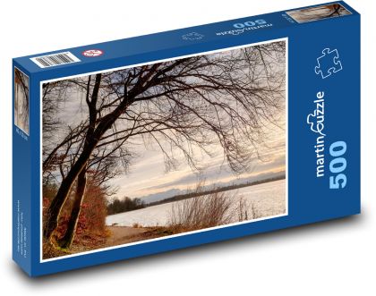 Německo - jezero - puzzle 500 dílků