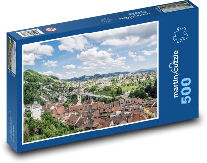 Švýcarsko - Wettingen - puzzle 500 dílků