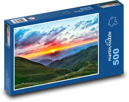 Sunset - Puzzle of 500 pieces, size 46x30 cm 