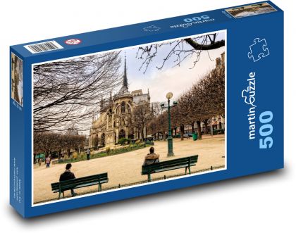 France - Paris - Puzzle of 500 pieces, size 46x30 cm 