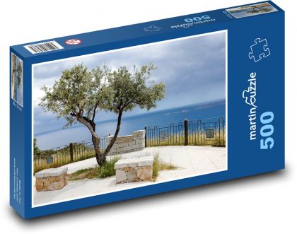 Sardínia - juhovýchodné pobrežie - Puzzle 500 dielikov, rozmer 46x30 cm 