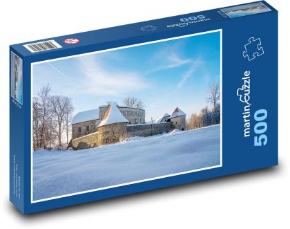 Hrad Piberstein - Puzzle 500 dílků, rozměr 46x30 cm