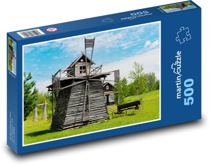 Veterný mlyn - Puzzle 500 dielikov, rozmer 46x30 cm 