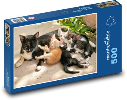 Kočky - puzzle 500 dílků