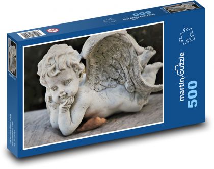 Skulptur - Engel - Puzzle - 500 Teile