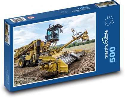 Czas zbiorów na polu - Puzzle 500 elementów, rozmiar 46x30 cm