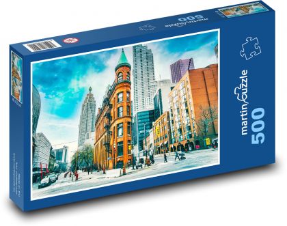 Toronto - Canada, streets - Puzzle of 500 pieces, size 46x30 cm 