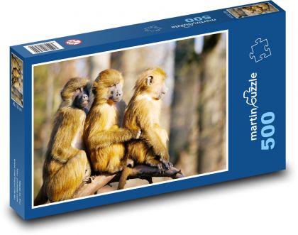 Opica - pavián - Puzzle 500 dielikov, rozmer 46x30 cm 