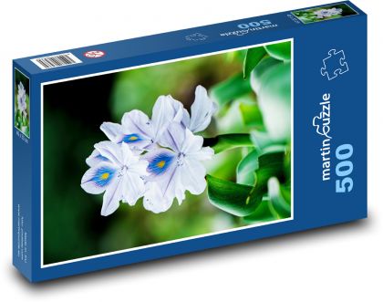 Fialová květina - Puzzle 500 dílků, rozměr 46x30 cm