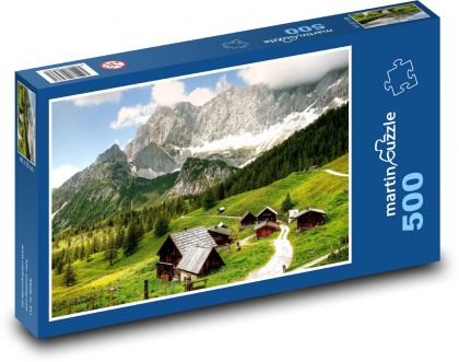 Dachstein - Austria, mountains - Puzzle of 500 pieces, size 46x30 cm 