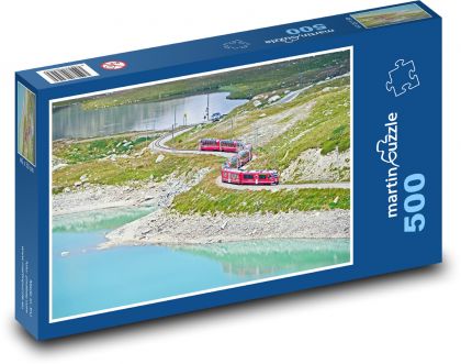 Švajčiarsko - Bernský priesmyk - Puzzle 500 dielikov, rozmer 46x30 cm 
