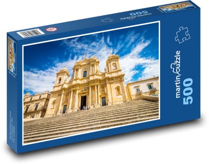 Sicílie - katedrála - puzzle 500 dílků