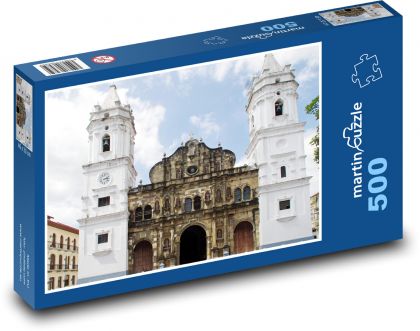 Cathedral - Panama City - Puzzle of 500 pieces, size 46x30 cm 