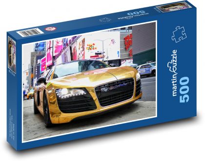 Športové auto - Puzzle 500 dielikov, rozmer 46x30 cm 