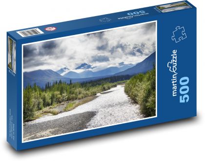 Teritórium Yukon - príroda - Puzzle 500 dielikov, rozmer 46x30 cm 