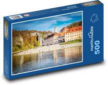 Klášter Weltenburg Puzzle 500 dílků - 46 x 30 cm