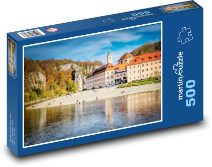 Klášter Weltenburg - Puzzle 500 dílků, rozměr 46x30 cm
