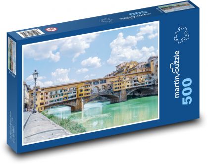 Italy - Florence - Puzzle of 500 pieces, size 46x30 cm 