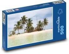 Panama - palmy Puzzle 500 dílků - 46 x 30 cm