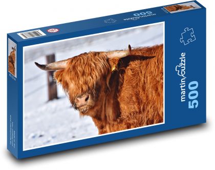 Krava - Puzzle 500 dielikov, rozmer 46x30 cm 