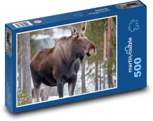 Elch - Tierwelt Puzzle 500 Teile - 46 x 30 cm