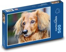 Pes - jazvečík Puzzle 500 dielikov - 46 x 30 cm 