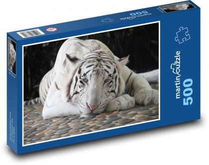 Bílý tygr - puzzle 500 dílků