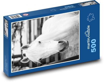 Kůň na farmě - puzzle 500 dílků