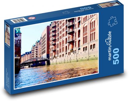 Nemecko - Hamburg - Puzzle 500 dielikov, rozmer 46x30 cm 