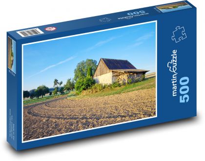Agriculture - barn - Puzzle of 500 pieces, size 46x30 cm 